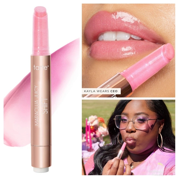 🧙‍♀️New Shade🧙‍♀️BNIB LE Tarte Fullsize CEO Maracuja Juicy Shift Lip Plumper!! - Picture 1 of 16